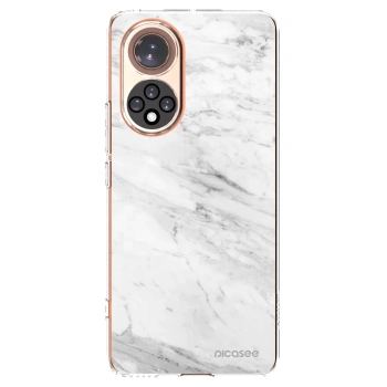 Picasee Honor 50 5G Hülle - Transparentes Silikon - White marble