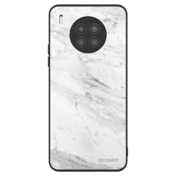 Hülle für Huawei Nova 8i - White marble