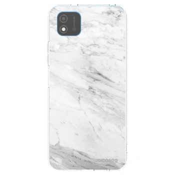 Picasee Realme C11 (2021) Hülle - Transparentes Silikon - White marble