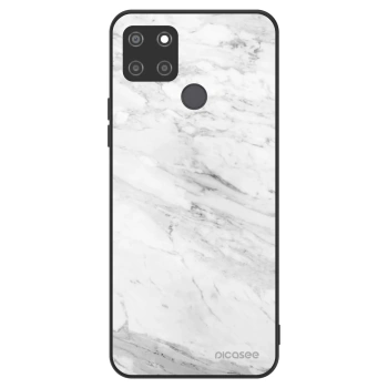 Hülle für Realme C21Y - White marble