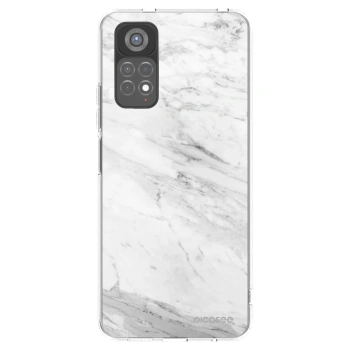 Picasee Xiaomi Redmi Note 11S 5G Hülle - Transparentes Silikon - White marble