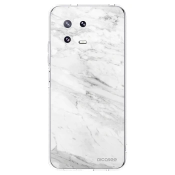 Picasee Xiaomi 13 Pro Hülle - Transparentes Silikon - White marble