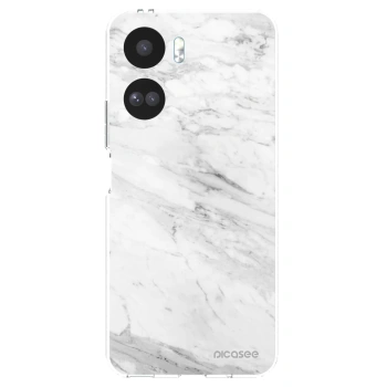 Picasee Honor 90 Lite 5G Hülle - Transparentes Silikon - White marble