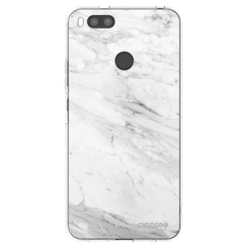 Hülle für Xiaomi Mi A1 Global - White marble