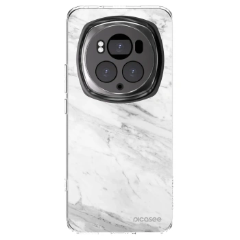 Picasee Honor Magic6 Pro Hülle - Transparentes Silikon - White marble