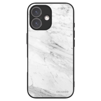 Picasee ULTIMATE CASE MagSafe für Apple iPhone 16 - White marble
