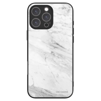 Picasee ULTIMATE CASE MagSafe für Apple iPhone 16 Pro Max - White marble
