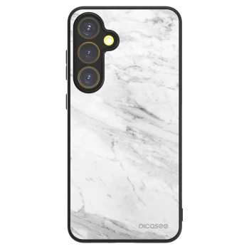 Picasee ULTIMATE CASE PowerShare für Samsung Galaxy S24 FE S721B - White marble