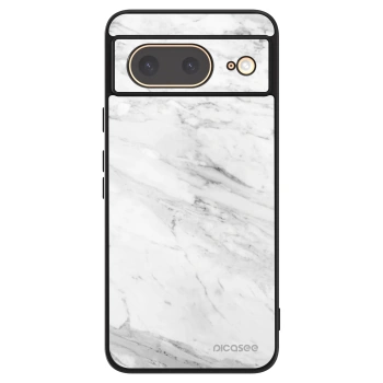 Hülle für Google Pixel 8 - White marble