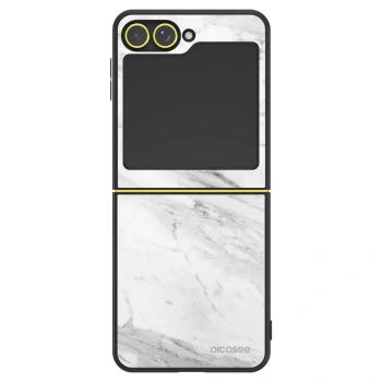 Hülle für Samsung Galaxy Z Flip6 5G - White marble