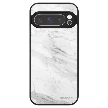 Hülle für Google Pixel 9 Pro - White marble