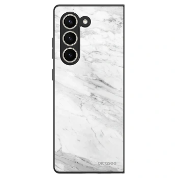 Hülle für Samsung Galaxy Z Fold5 5G - White marble
