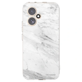 Picasee Honor 400 5G Hülle - Transparentes Silikon - White marble