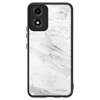 Hülle für Motorola Moto E14 - White marble