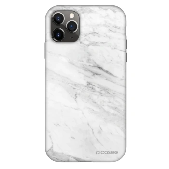 Hülle für Apple iPhone 11 Pro - White marble