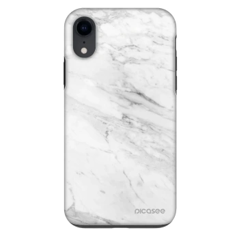 Hülle für Apple iPhone XR - White marble