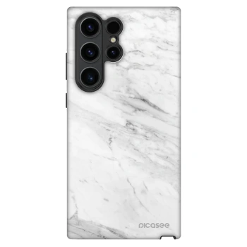 Hülle für Samsung Galaxy S23 Ultra 5G - White marble
