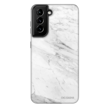 Hülle für Samsung Galaxy S21 FE 5G - White marble