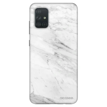 Hülle für Samsung Galaxy A71 A715F - White marble