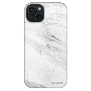 Hülle für Apple iPhone 14 Plus - White marble