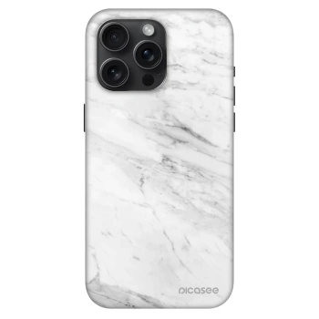 Hülle für Apple iPhone 15 Pro Max - White marble