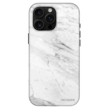 Hülle für Apple iPhone 16 Pro Max - White marble