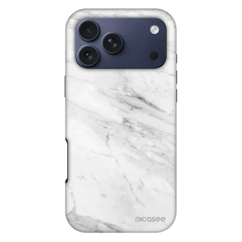 Hülle für Apple iPhone 17 Pro Max - White marble