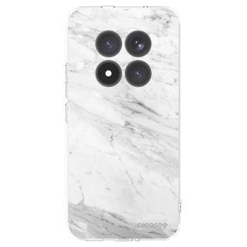 Picasee Xiaomi Redmi Note 15 Pro+ Hülle - Transparentes Silikon - White marble