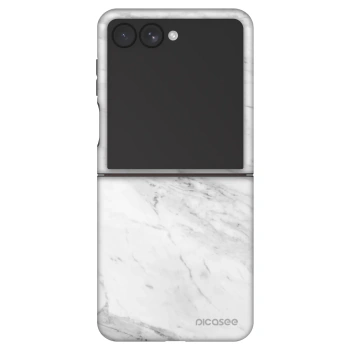 Hülle für Samsung Galaxy Z Flip7 5G - White marble