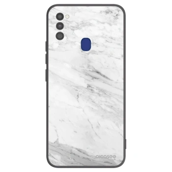 Hülle für Samsung Galaxy M21 M215F - White marble