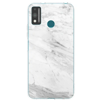 Hülle für Honor 9X Lite - White marble