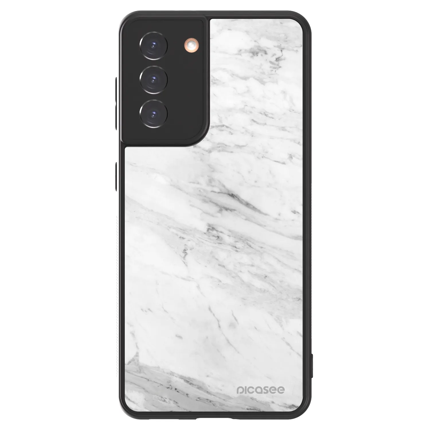 Picasee ULTIMATE CASE für Samsung Galaxy S21 5G G991B - White marble