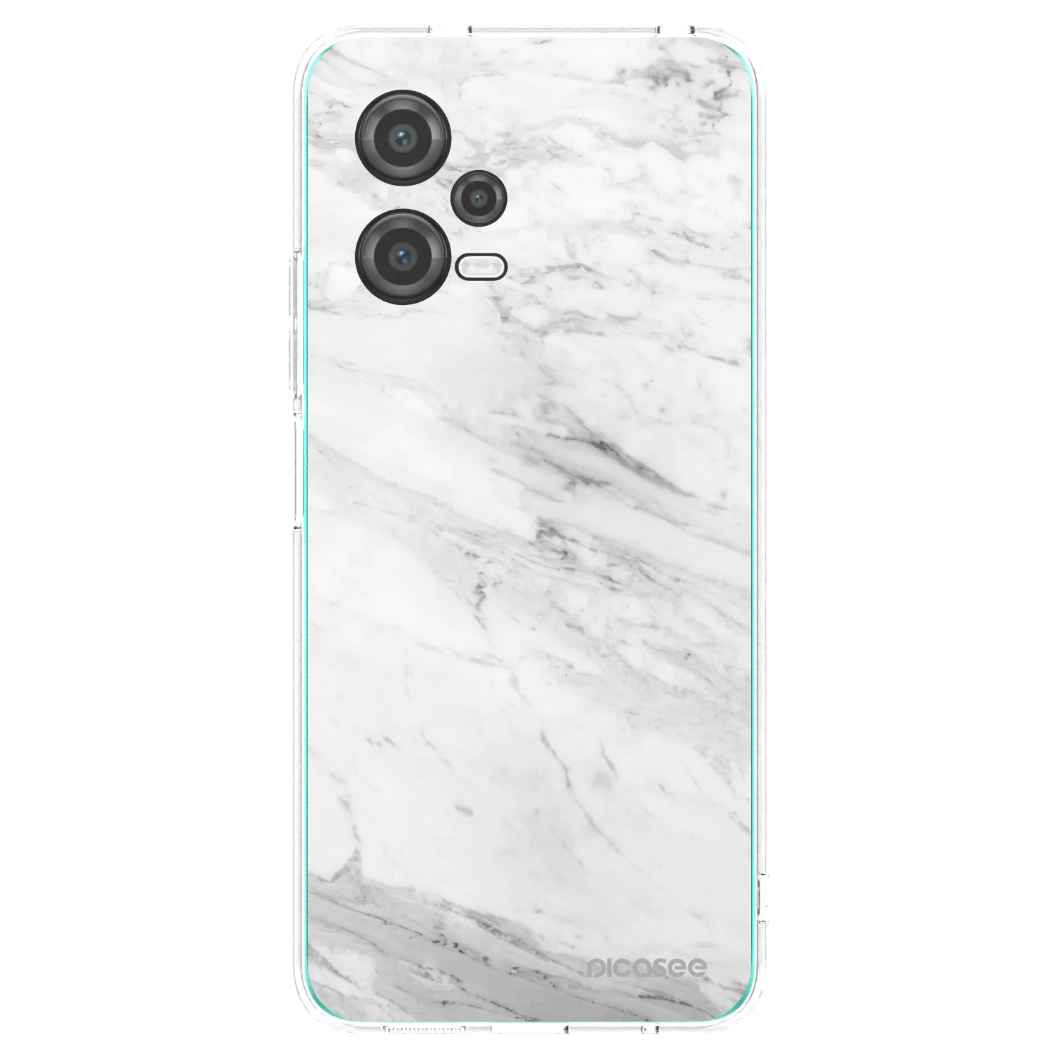 Picasee Xiaomi Poco X5 Hülle - Transparentes Silikon - White marble