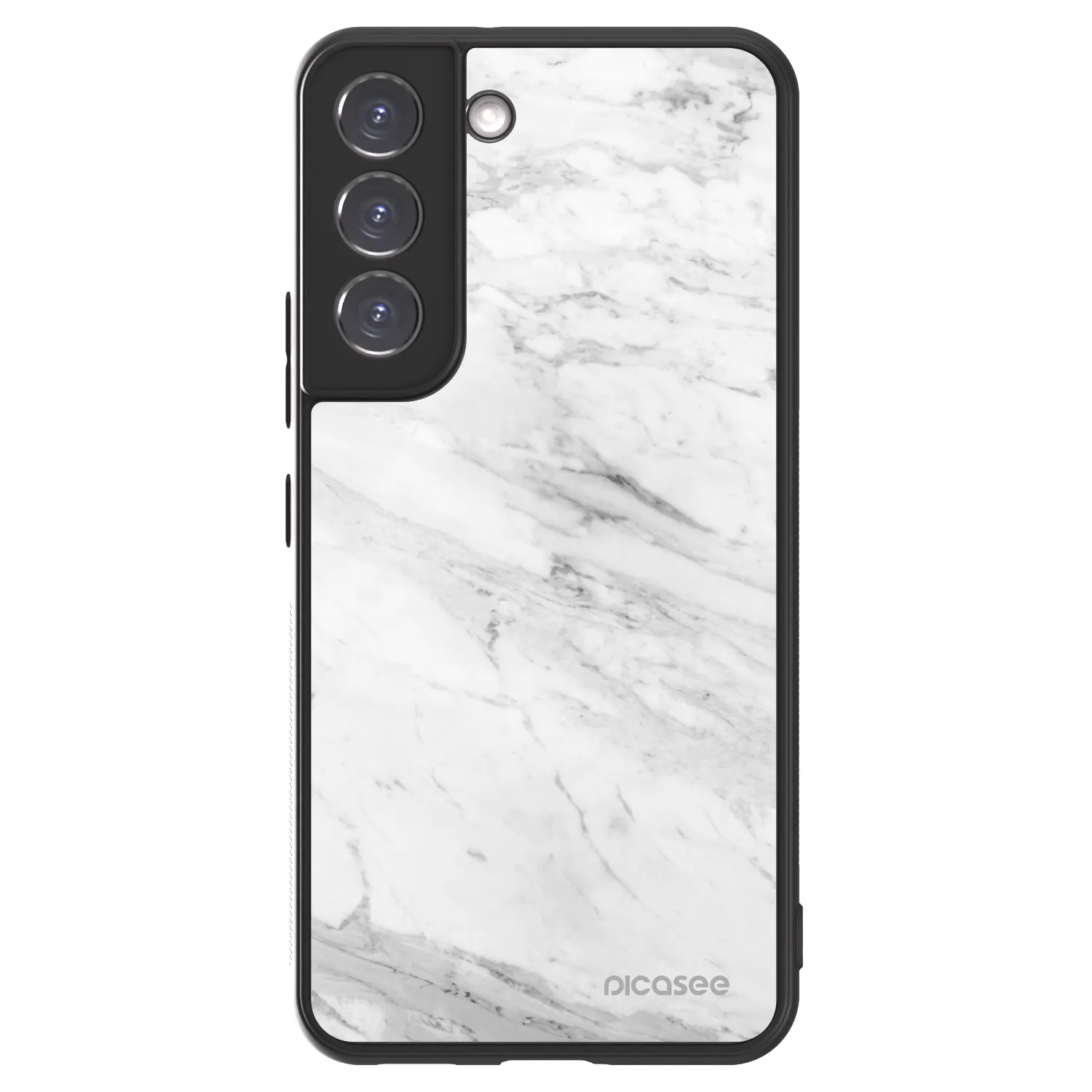Picasee ULTIMATE CASE PowerShare für Samsung Galaxy S22 5G - White marble