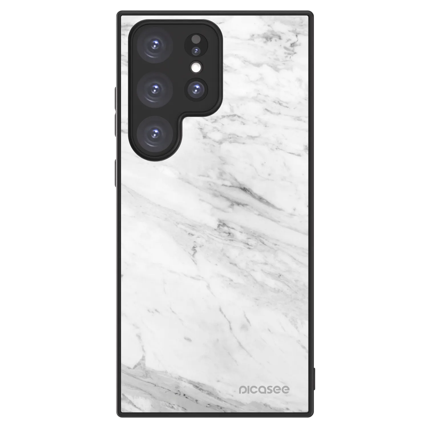 Picasee ULTIMATE CASE PowerShare für Samsung Galaxy S23 Ultra 5G - White marble