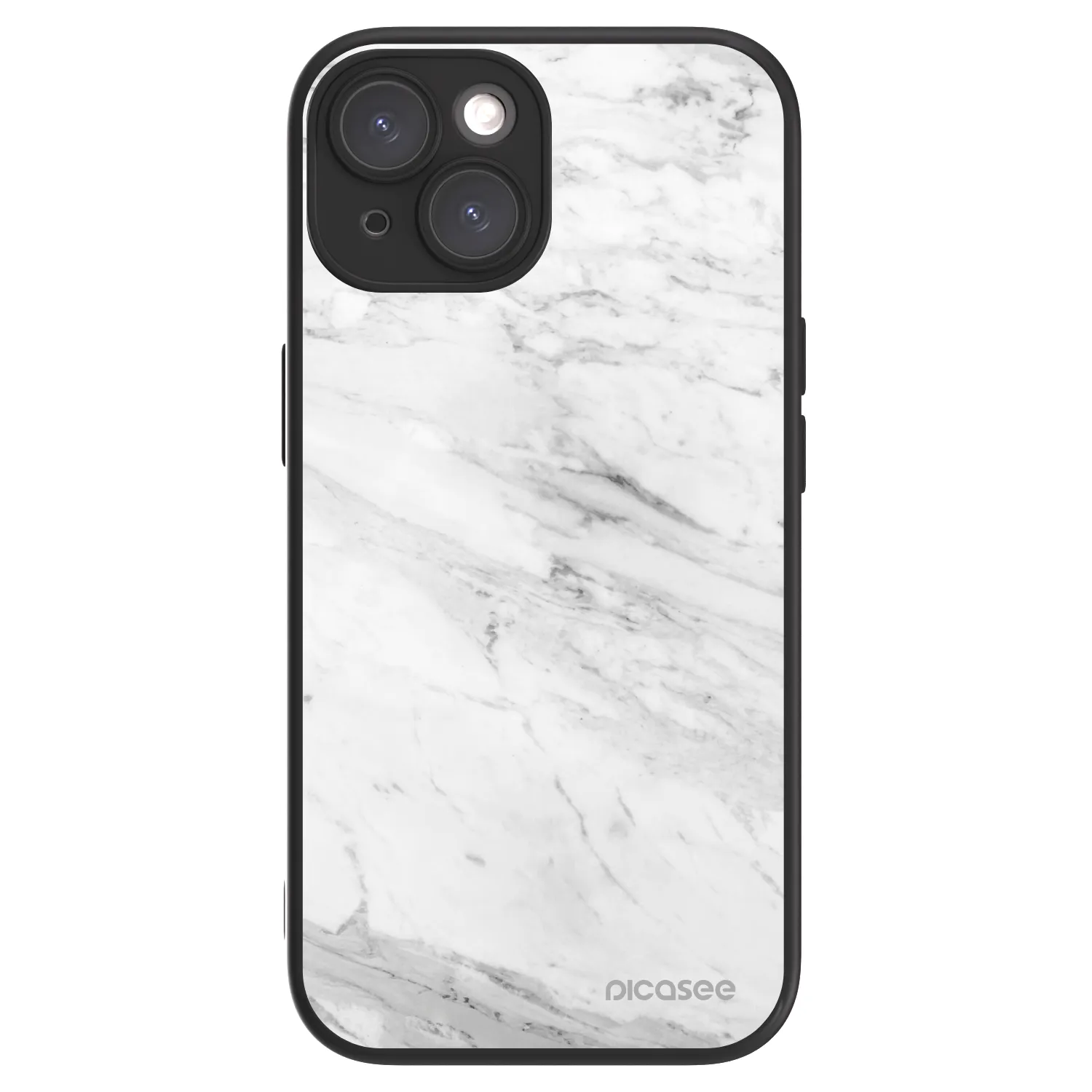 Picasee ULTIMATE CASE MagSafe für Apple iPhone 15 - White marble
