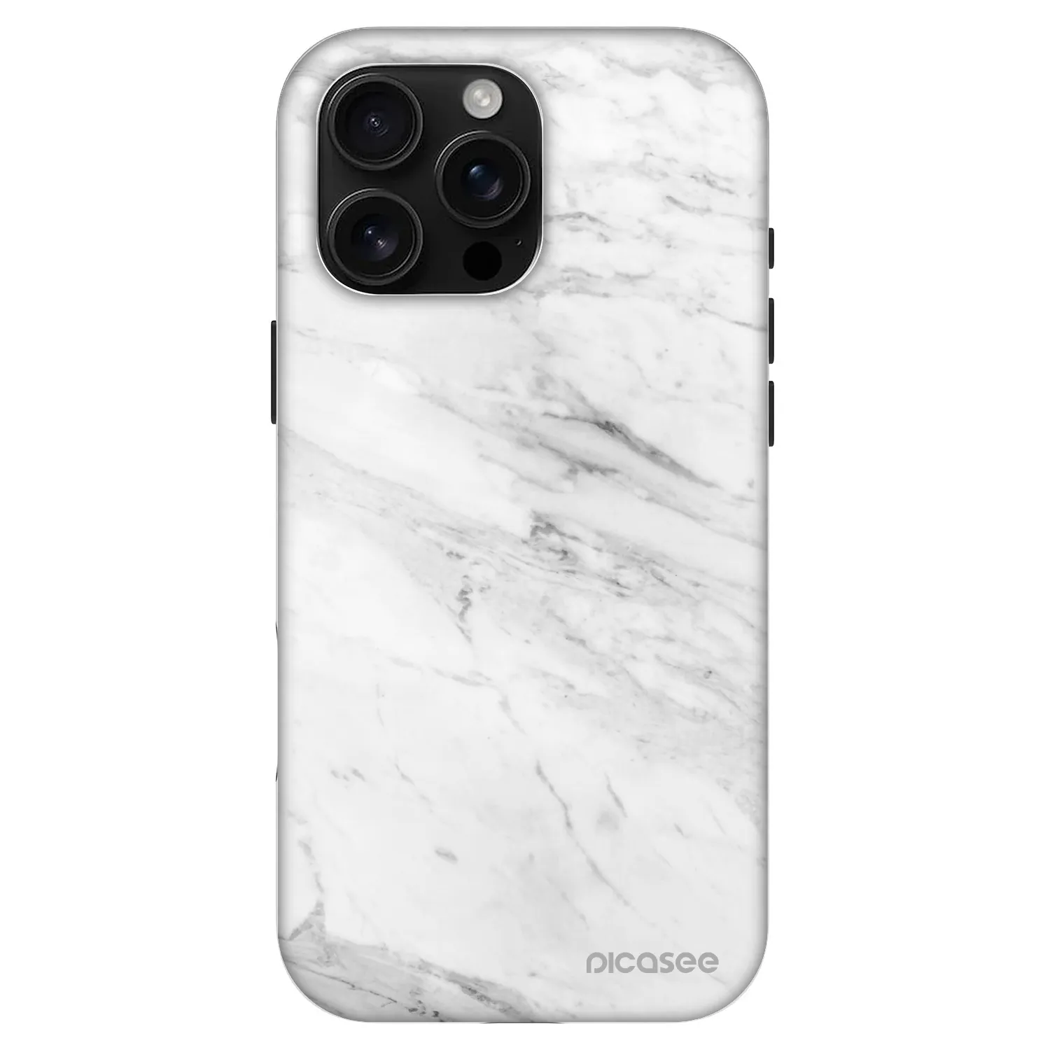 Picasee Fashion Case MagSafe für Apple iPhone 16 Pro Max - White marble