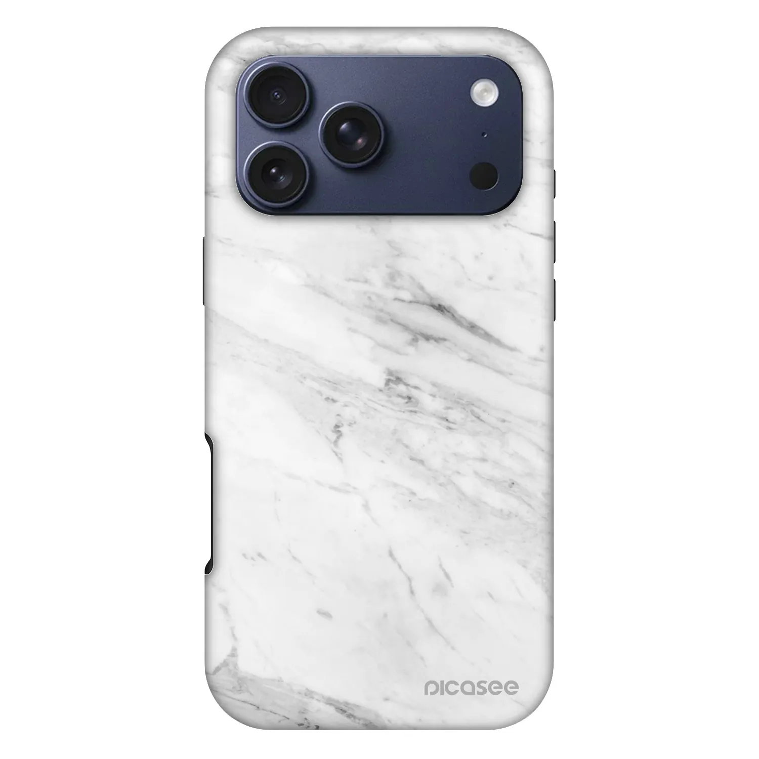 Picasee Fashion Case MagSafe für Apple iPhone 17 Pro Max - White marble
