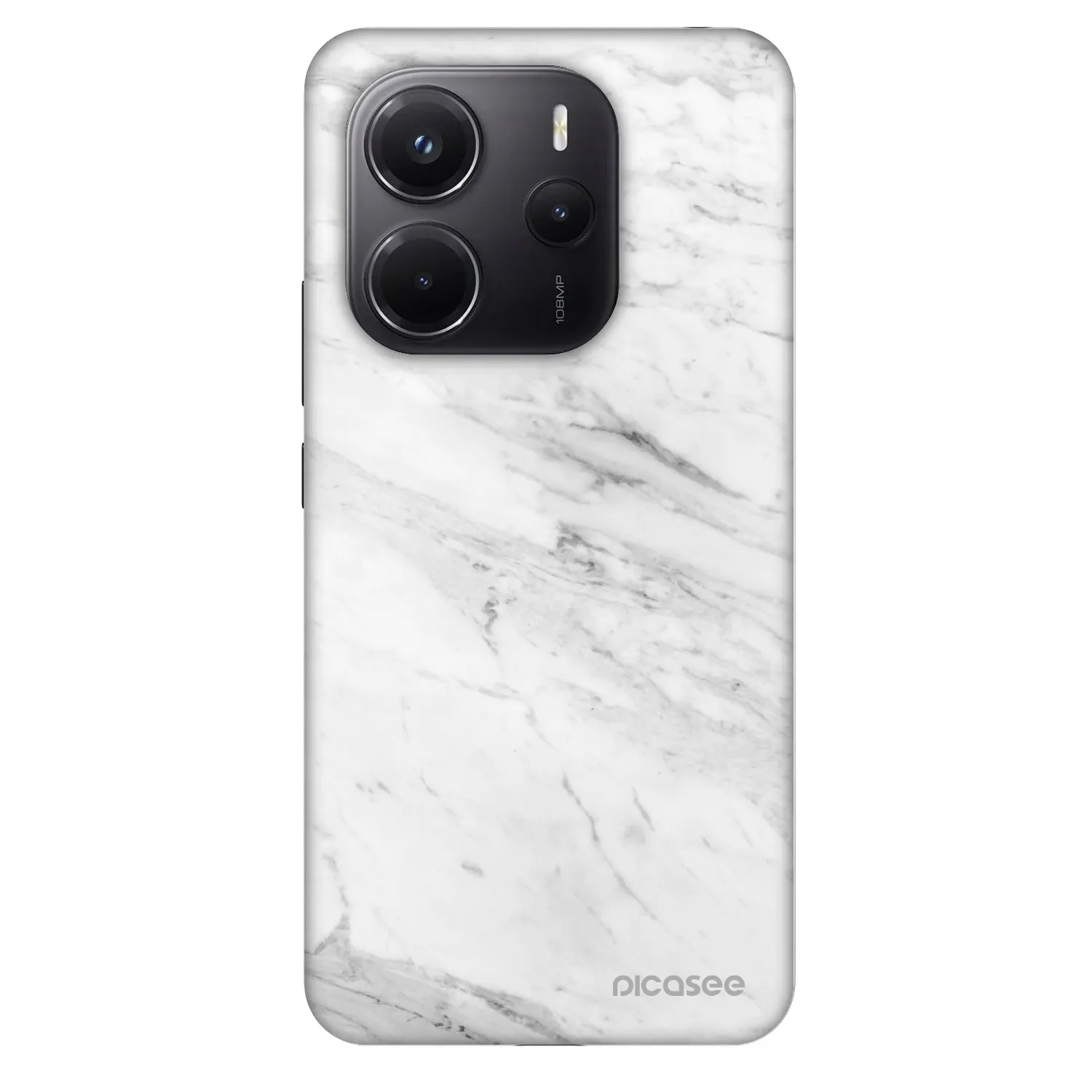 Picasee Fashion Case für Xiaomi Redmi Note 14 4G - White marble