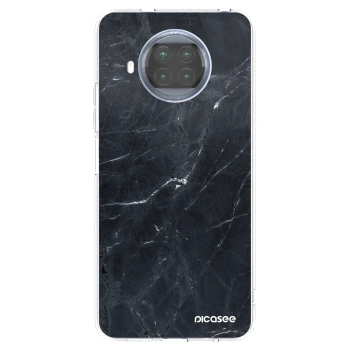 Picasee Xiaomi Mi 10T Lite Hülle - Transparentes Silikon - Black marble