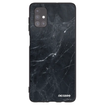 Hülle für Samsung Galaxy M51 M515F - Black marble