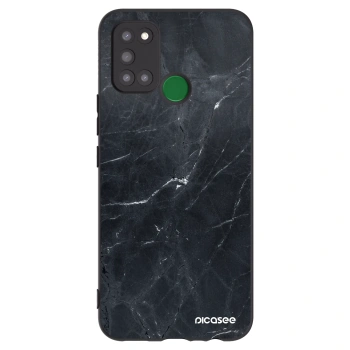 Hülle für Realme 7i - Black marble