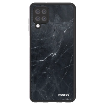 Picasee ULTIMATE CASE für Samsung Galaxy A12 A125F - Black marble
