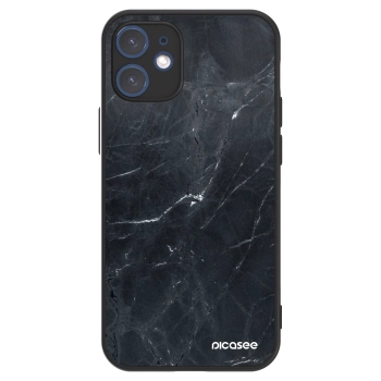 Picasee ULTIMATE CASE für Apple iPhone 12 mini - Black marble