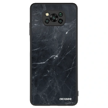 Hülle für Xiaomi Poco X3 - Black marble