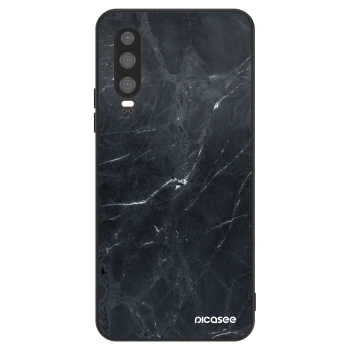Hülle für Huawei P30 - Black marble