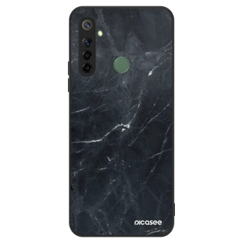 Hülle für Realme 6i - Black marble