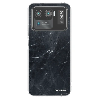 Picasee Xiaomi Mi 11 Ultra Hülle - Transparentes Silikon - Black marble