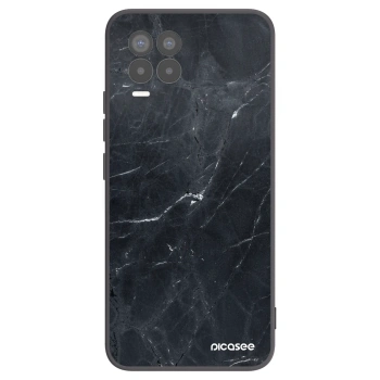 Hülle für Realme 8 4G - Black marble
