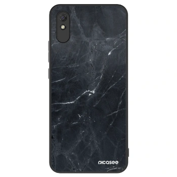 Hülle für Xiaomi Redmi 9AT - Black marble